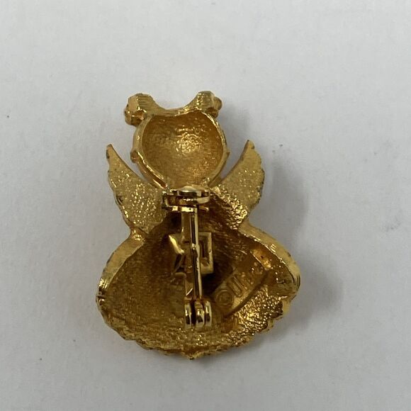 VINTAGE ANGEL ON MY SHOULDER BROOCH BY ULTRA USA - Picture 3 of 5